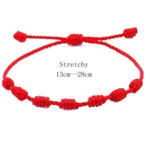 5/$25  7 knot Red lucky Bracelet